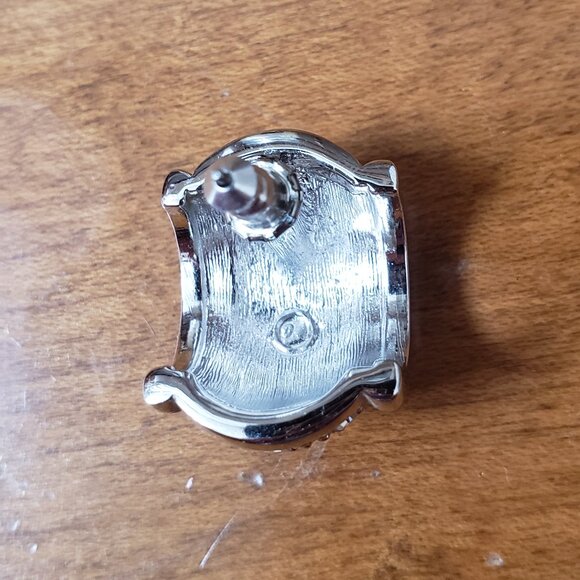 Swarovski Crystal Paved Hoop Earrings - Picture 5 of 6